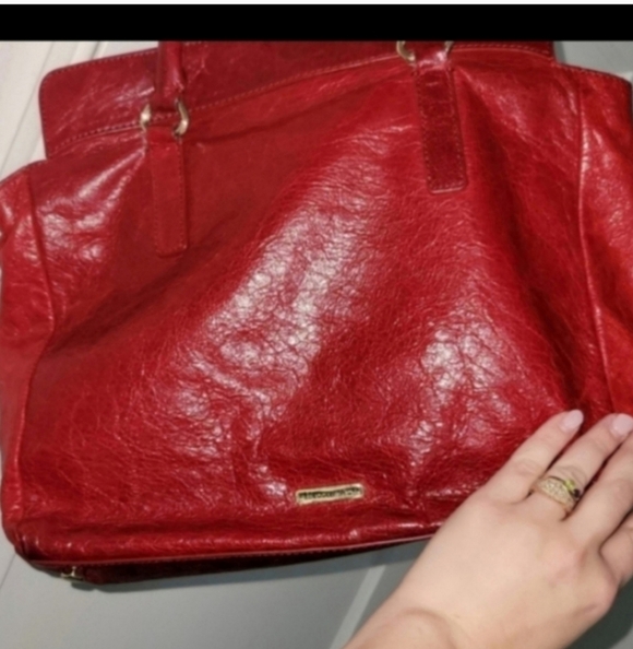 🍂🍁Rebecca minkoff lipstick red satchel - Picture 3 of 8